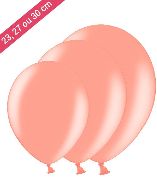 Ballon Chiffre 1 couleur Rose Gold (Taille : 35 ou 86 cm) - Olili