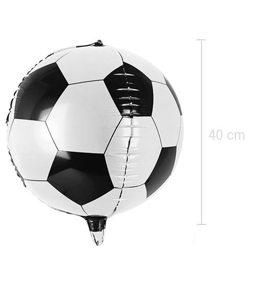 Ballon Aluminium motif Ballon de Foot - Olili