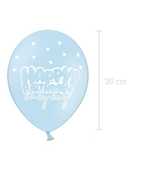 Ballon d'anniversaire de garçon de 6 ans, Décorations d'anniversaire bleues  de 6 ans, Ballons d'anniversaire numéro 6, L